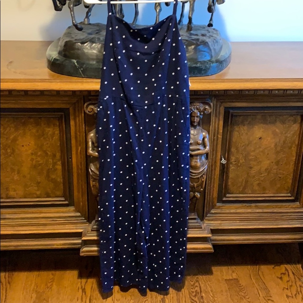NWT Old Navy Square Neck Linen Blend Jumpsuit